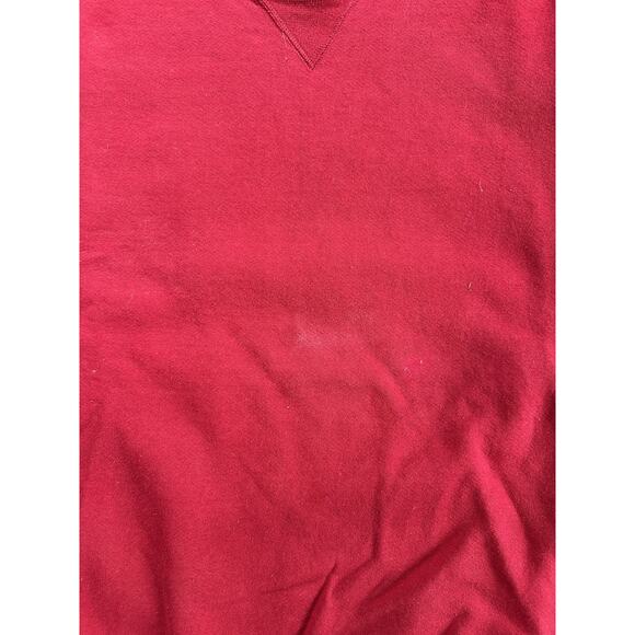 Vintage Y2K Russell Athletic Red XL Crewneck Sweatshirt 24 x 27 - Picture 5 of 5